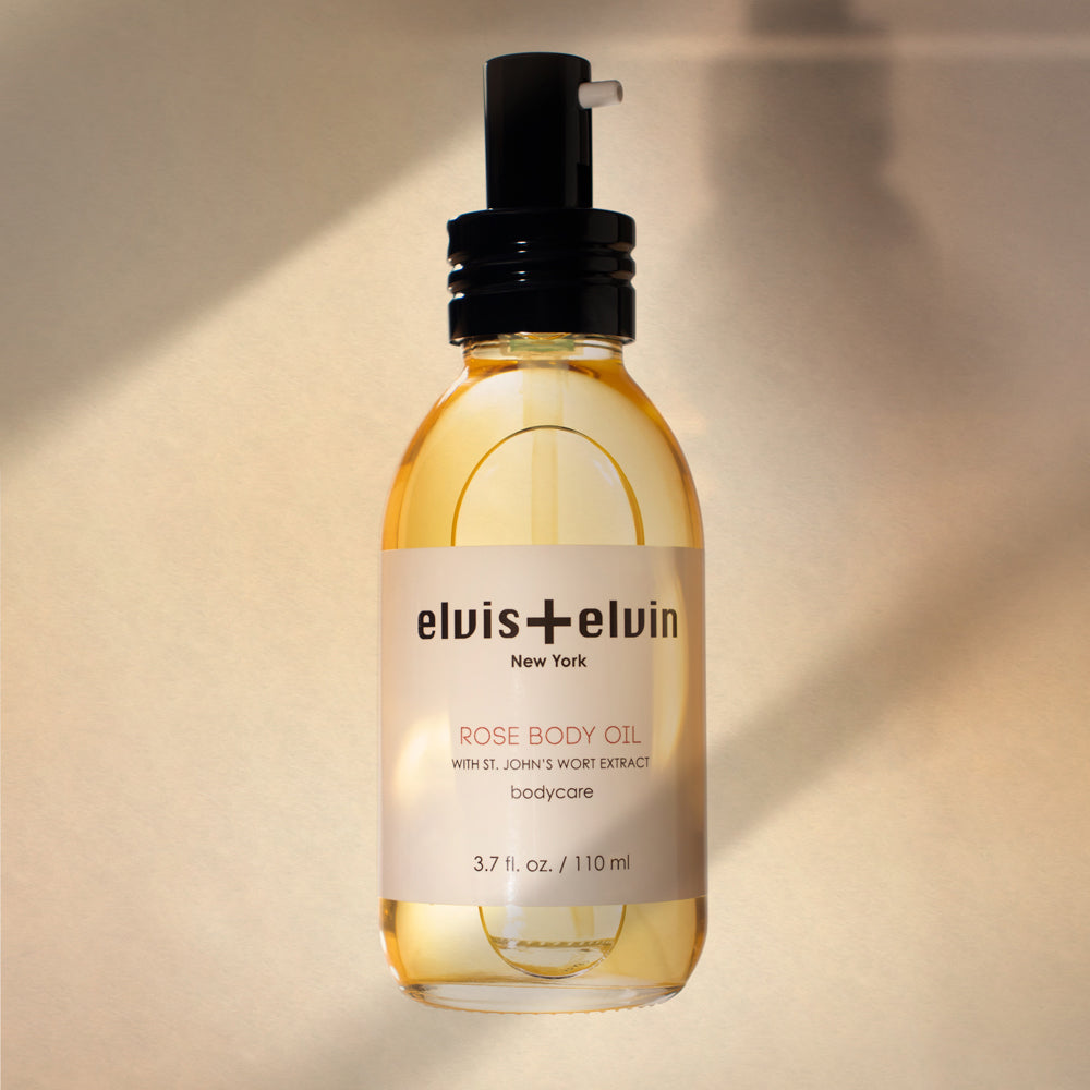 Rose body oil by elvis+elvin