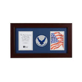 Aim High Air Force Medallion 4-Inch by 6-Inch Double Picture Frame by The Military Gift Store