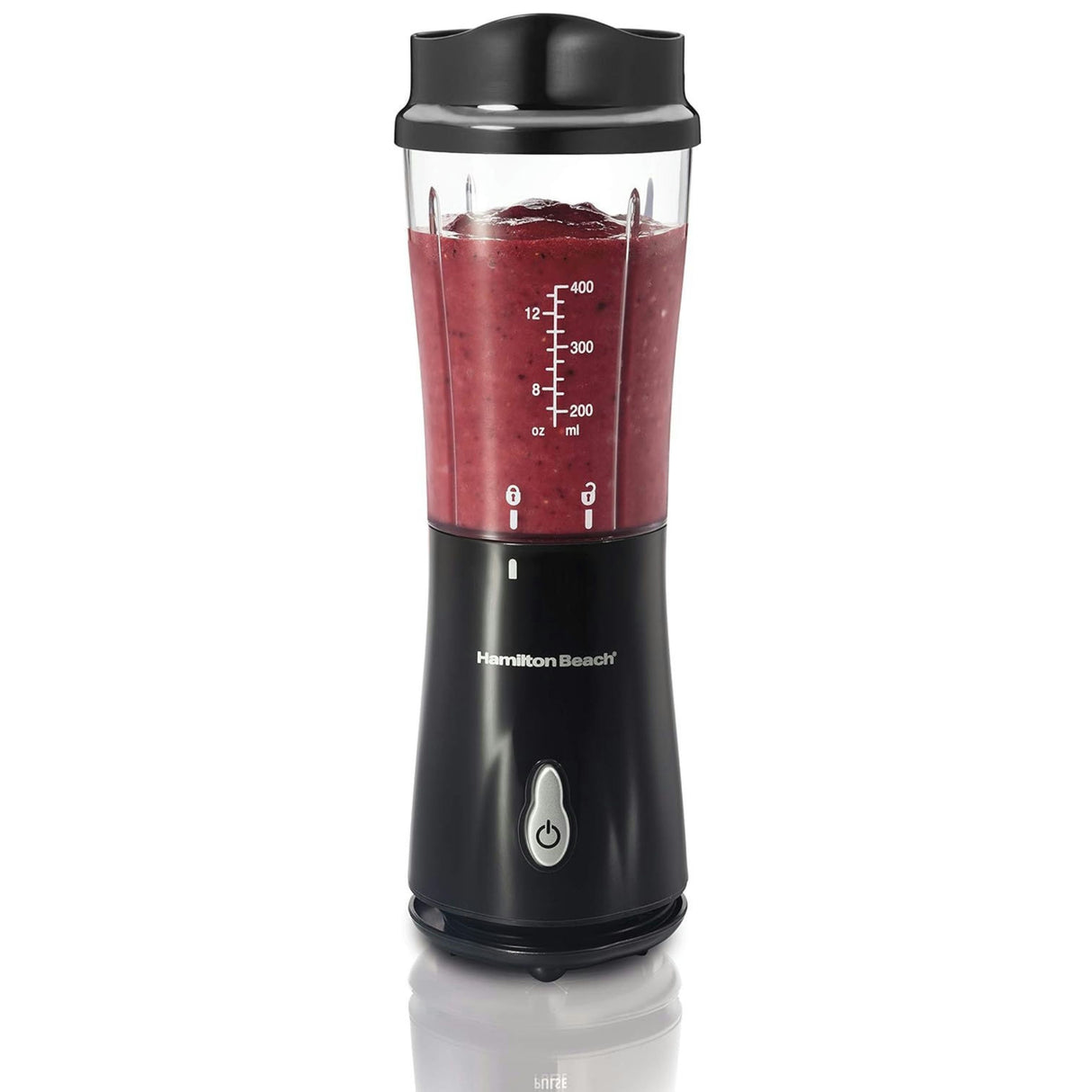 Hamilton Beach Personal Blender With Travel Lid - Black