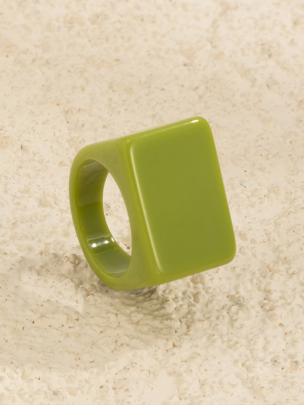 Original Stylish Resin 8 Colors Geometric Ring by migunica