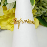 Scripted Zodiac Ring by Ellisonyoung.com