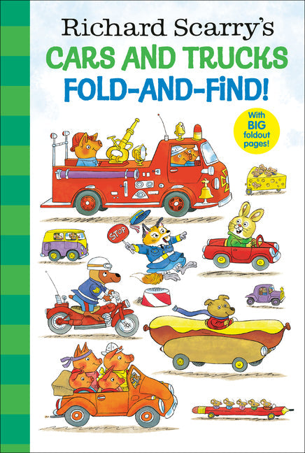 Richard Scarry's Cars and Trucks Fold-And-Find! - Hardcover by Books by splitShops