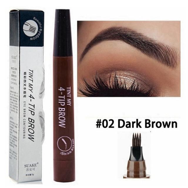 4-TIP Waterproof BROW Liquid Eyebrow Pencil by Js House