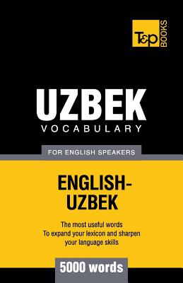 Uzbek vocabulary for English speakers - 5000 words - Paperback by Books by splitShops