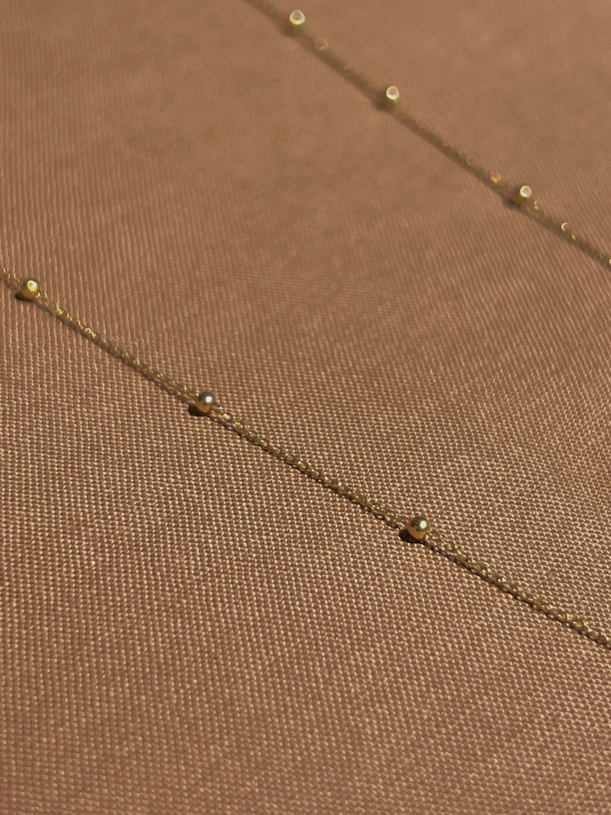 14k Yellow Gold Satellite Necklace by Toasted Jewelry