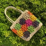 Hand Made Flower Power Tote by Ellisonyoung.com