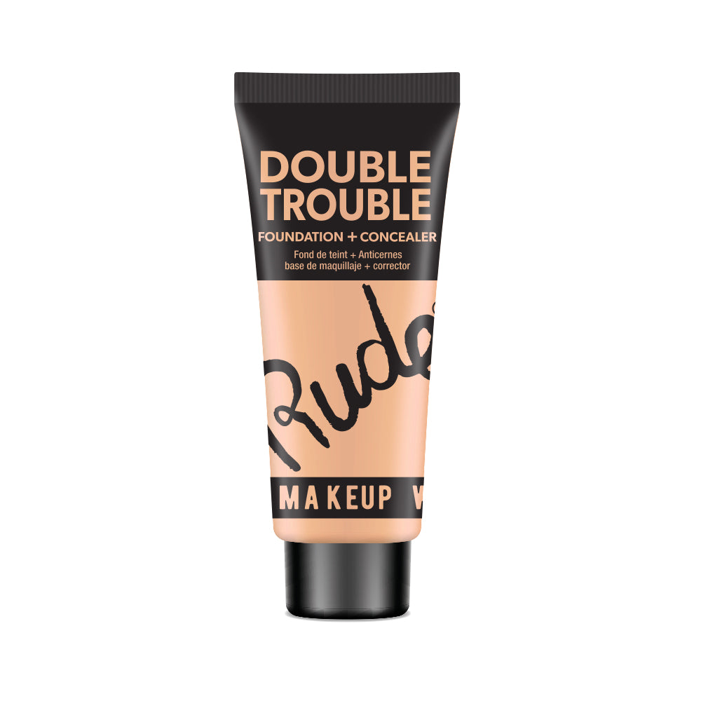 RUDE Double Trouble Foundation + Concealer - Cream 05