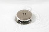 SinkShroom (Nickel Edition) The Hair Catcher That Prevents Clogged Bathroom Sink Drains by TubShroom.com