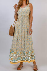 Bohemian Spaghetti Strap Maxi Dress by Faz