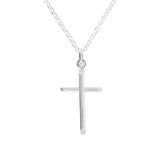 Polished Cross Pendant W/ Chain Necklace by MILOR COMMENTSOLD