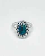 Chrysocolla Ring by Jennifer Cervelli Jewelry