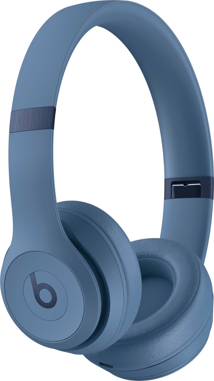 Beats - Solo 4 True Wireless On-Ear Headphones - Slate Blue by Beats