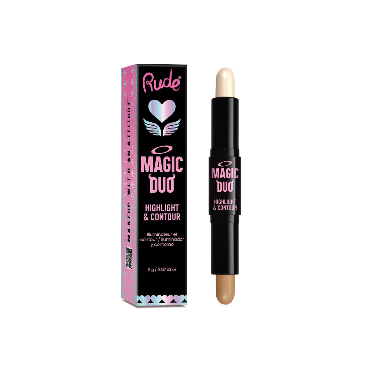 RUDE Magic Duo Highlight & Contour - Light