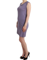 Purple cotton jersey dress by Faz