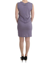 Purple cotton jersey dress by Faz