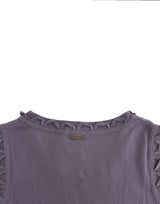 Purple cotton jersey dress by Faz