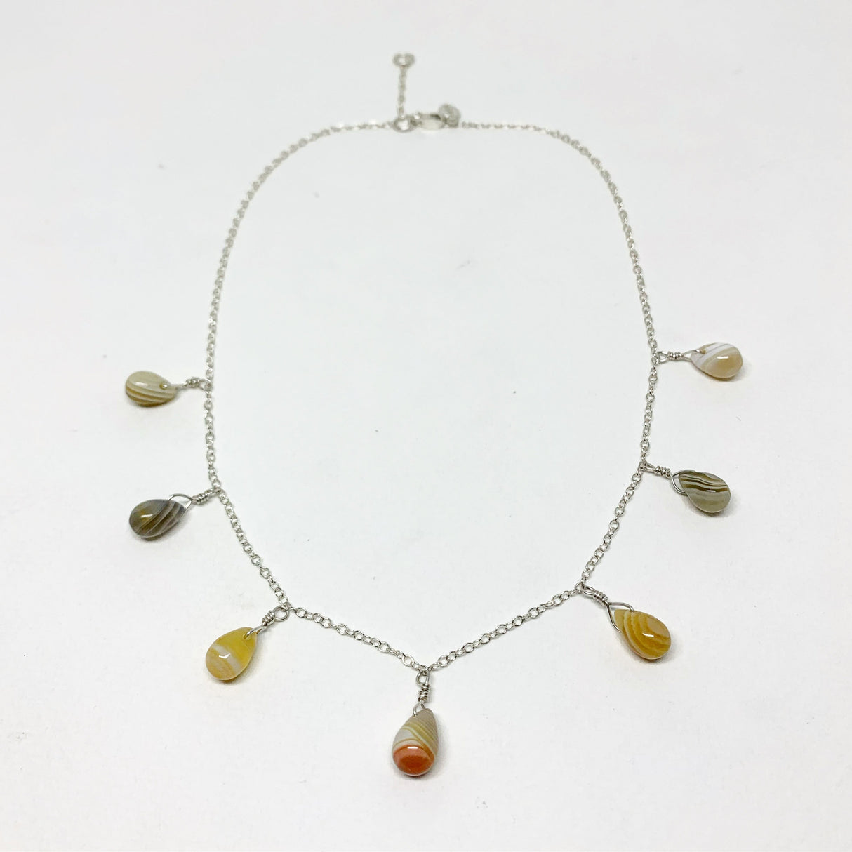 Botswana Agate Necklace by Jennifer Cervelli Jewelry