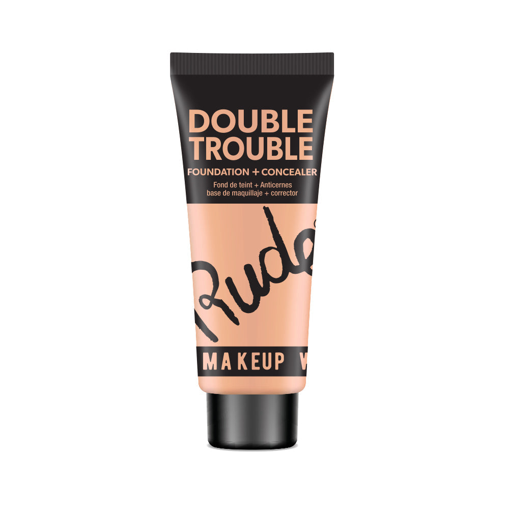 RUDE Double Trouble Foundation + Concealer - Natural 06