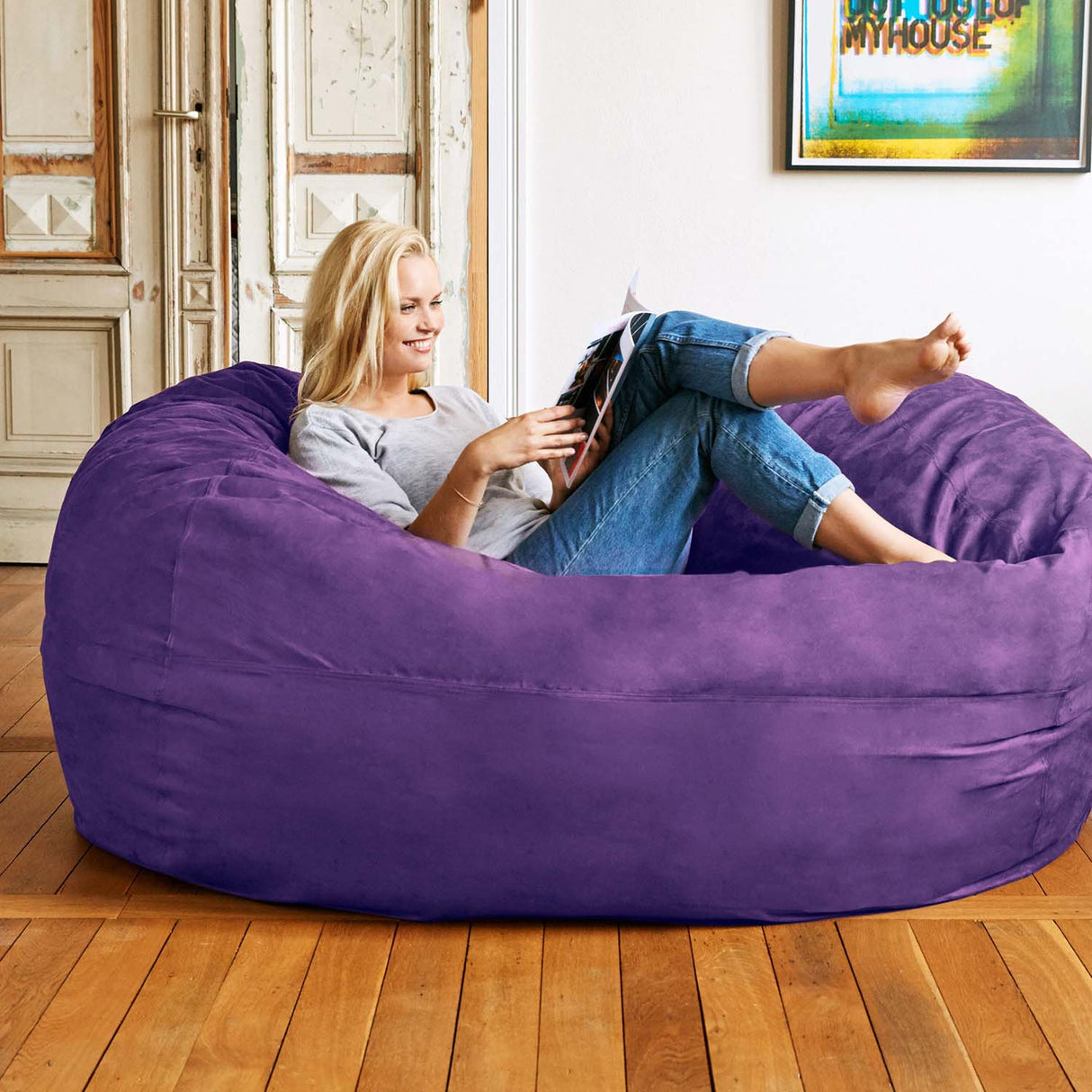 6-ft Bean Bag Chairs by Beanbag Factory