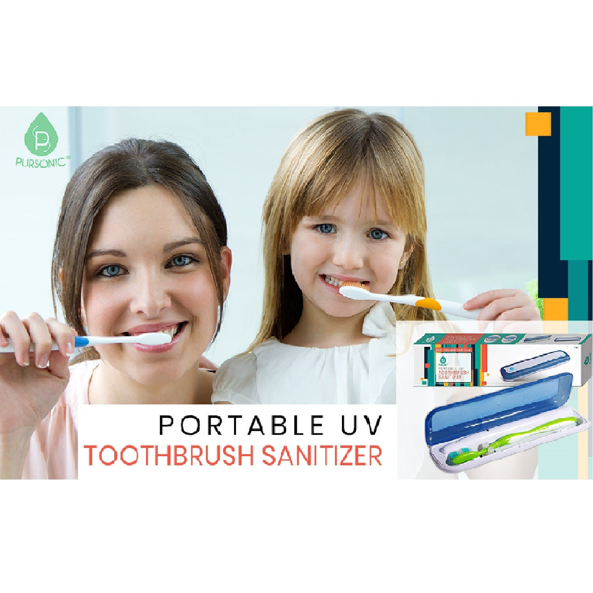 Portable UV Toothbrush Sanitizer by Pursonic