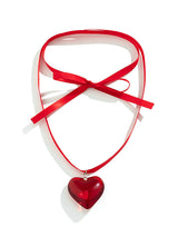 Heart Shape Streamer Tied Necklaces Accessories by migunica