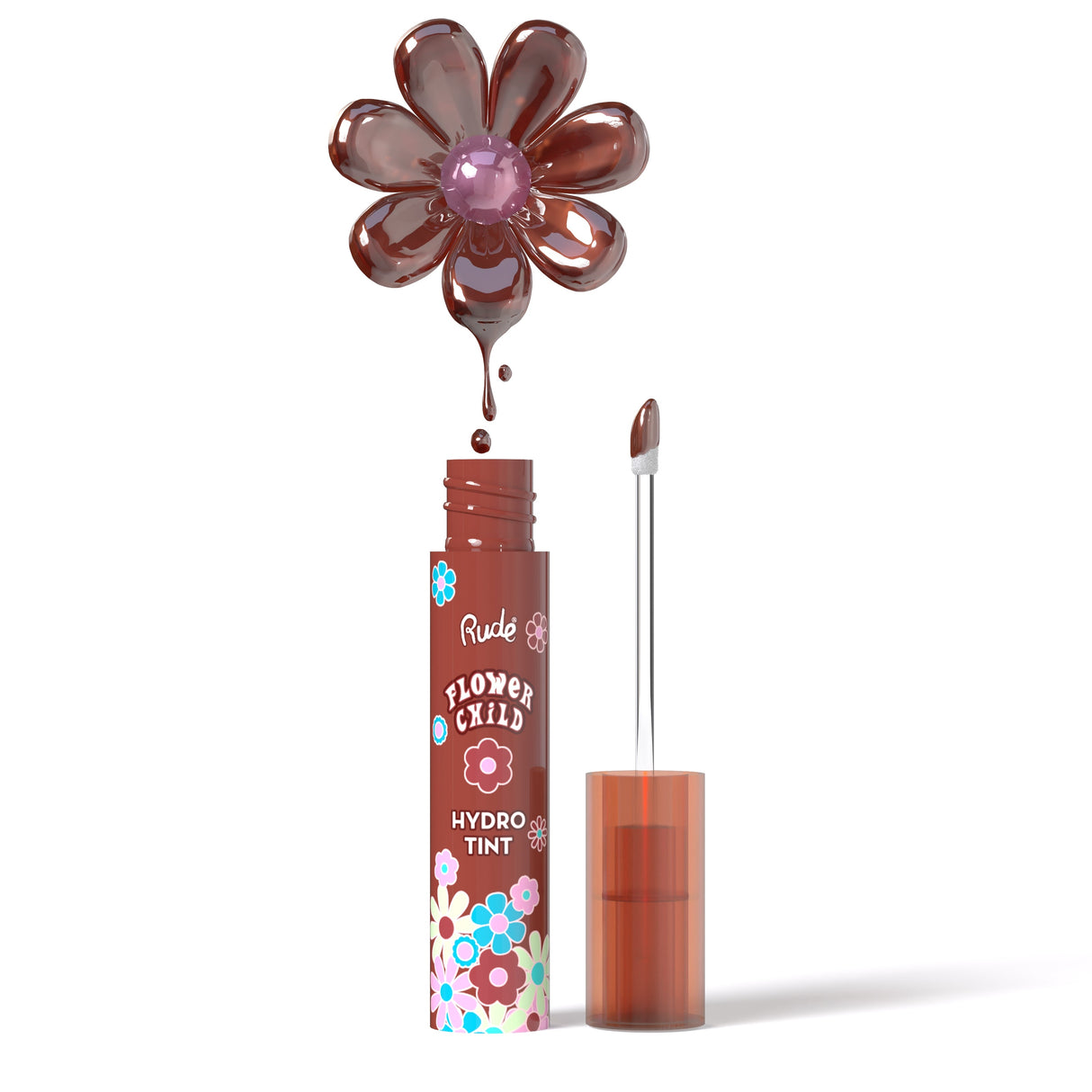 RUDE Flower Child Hydro Tint - Chocolate Cosmo