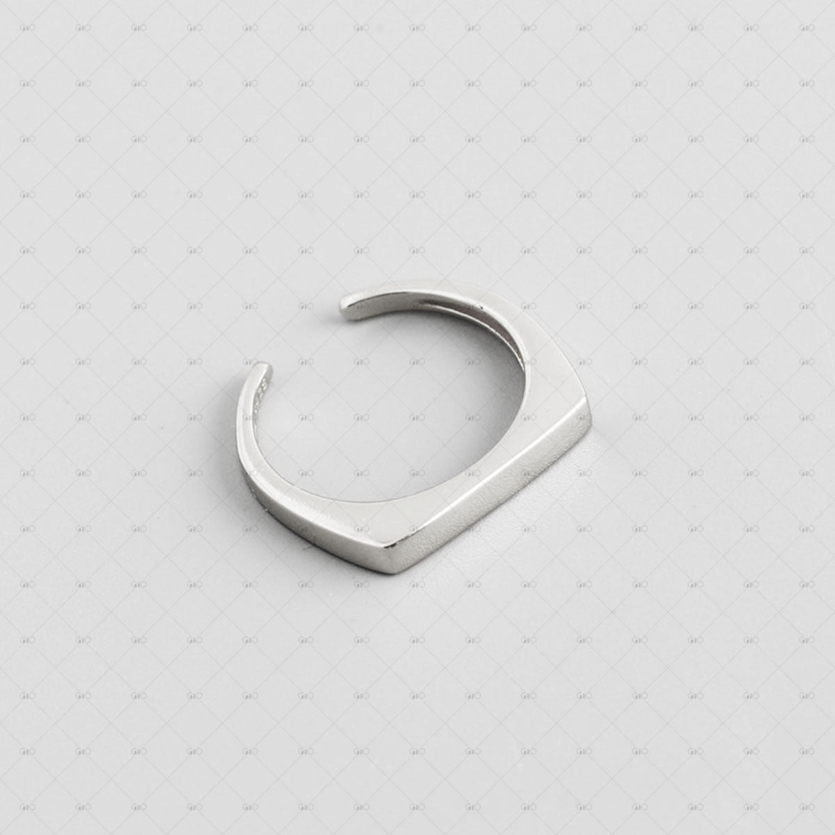 S925 Silver Simple Geometric Ring by Gioiellin