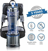 Demo Lightweight Prolux 2.0 Bagless Backpack Vacuum w/ Electric Powerhead by Prolux Cleaners