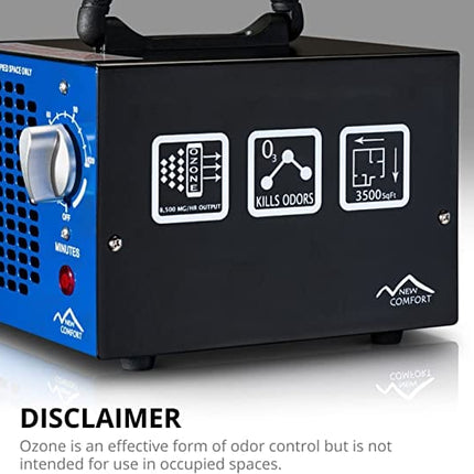 New Comfort Compact Odor Eliminating Blue Commercial Ozone Generator by Prolux by Prolux Cleaners