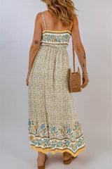 Bohemian Spaghetti Strap Maxi Dress by Faz