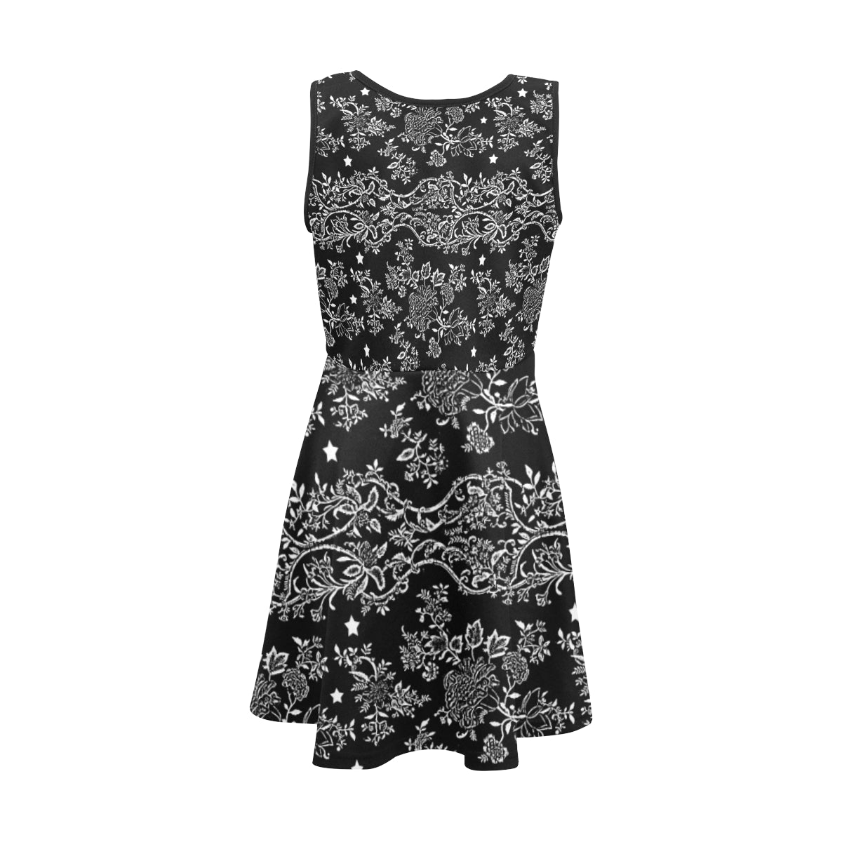 Lace N stars Black, skater dress by Stardust