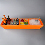 REVO Party Barge Cooler| Orange Burst | Insulated Beverage Tub by REVO COOLERS, LLC