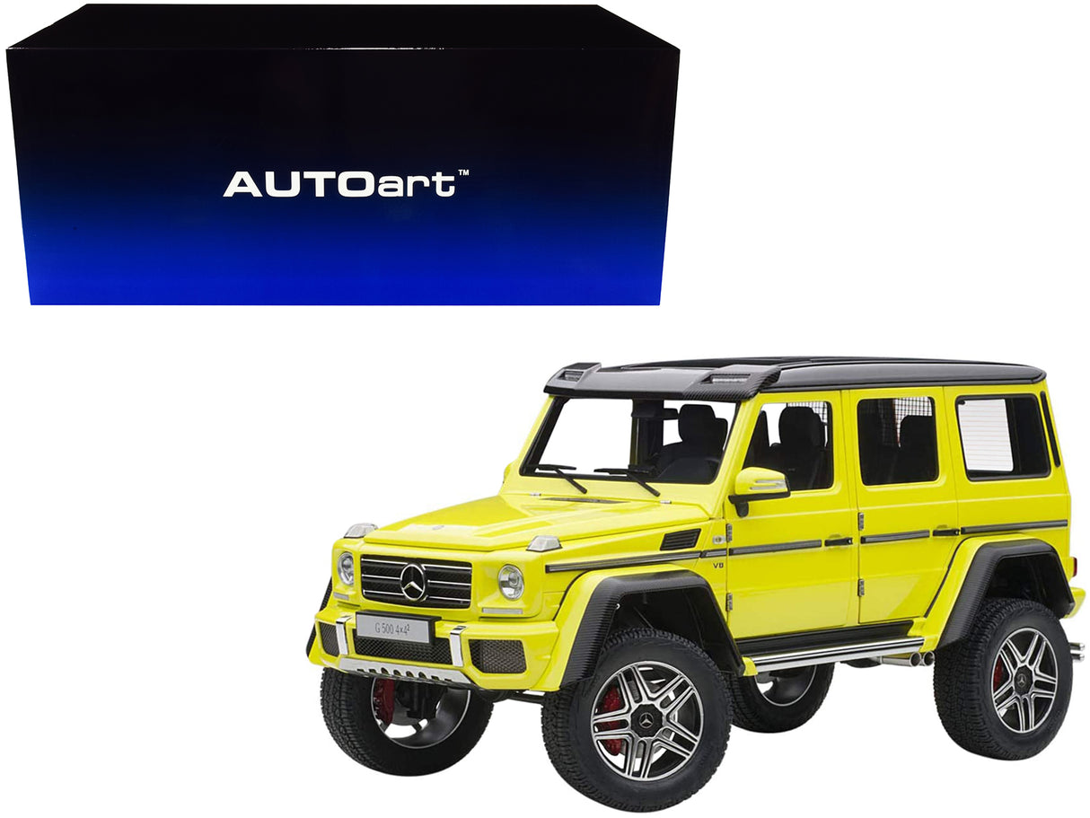 Mercedes Benz G500 4X4 2 Electric Beam/ Yellow 1/18 Model Car by Autoart