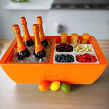 REVO Dubler Cooler | Orange Burst | Insulated Party Cooler by REVO COOLERS, LLC