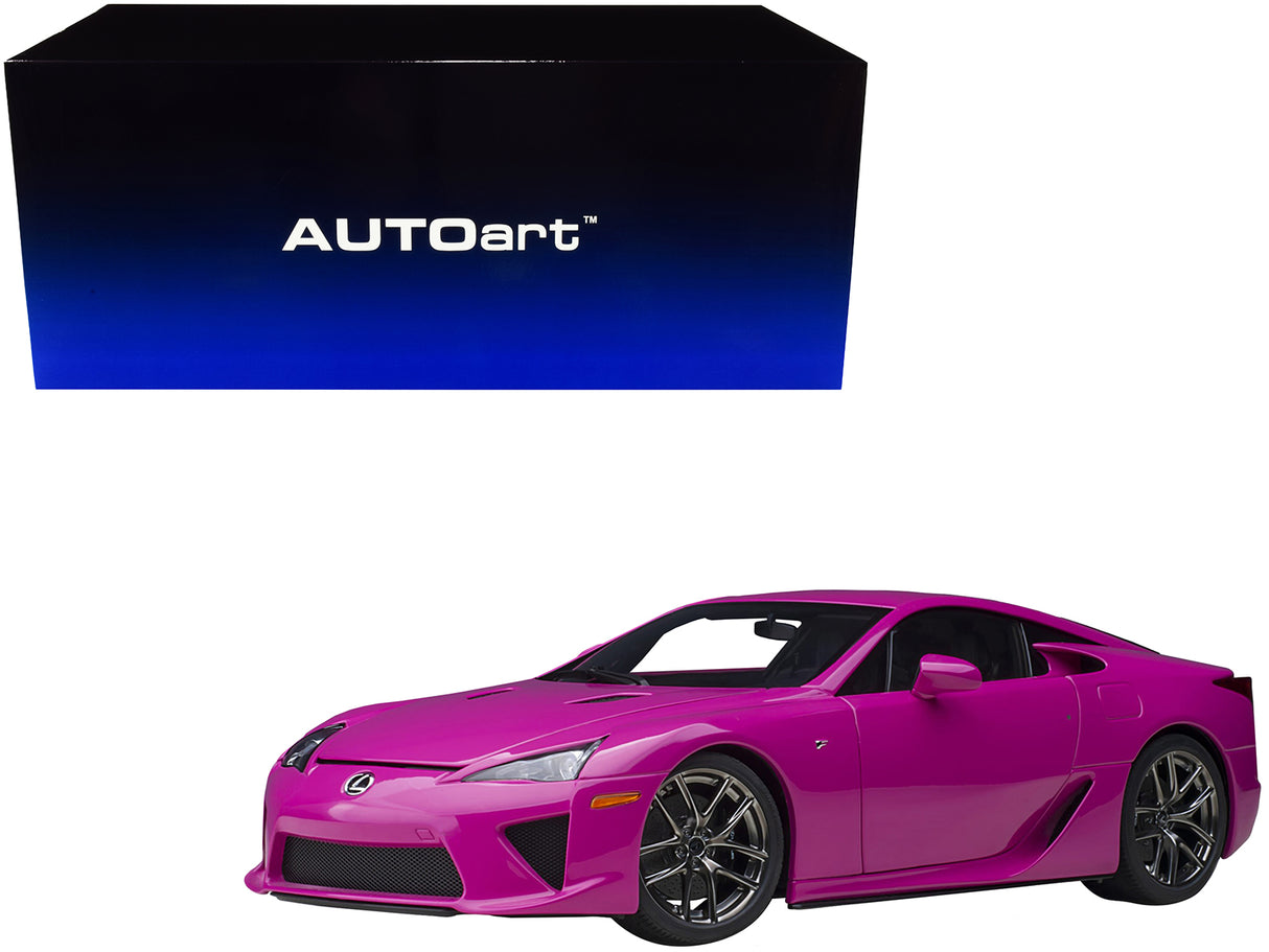 Lexus LFA Passionate Pink 1/18 Model Car by Autoart