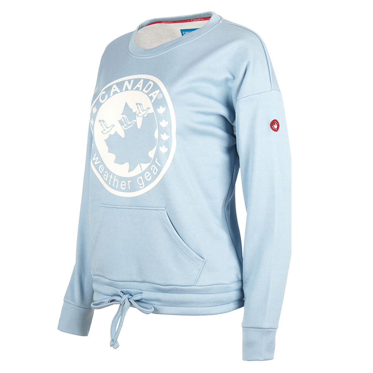 Canada Weather Gear Women's Logo Drawstring Sweater by PROOZY