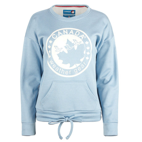 Canada Weather Gear Women's Logo Drawstring Sweater by PROOZY