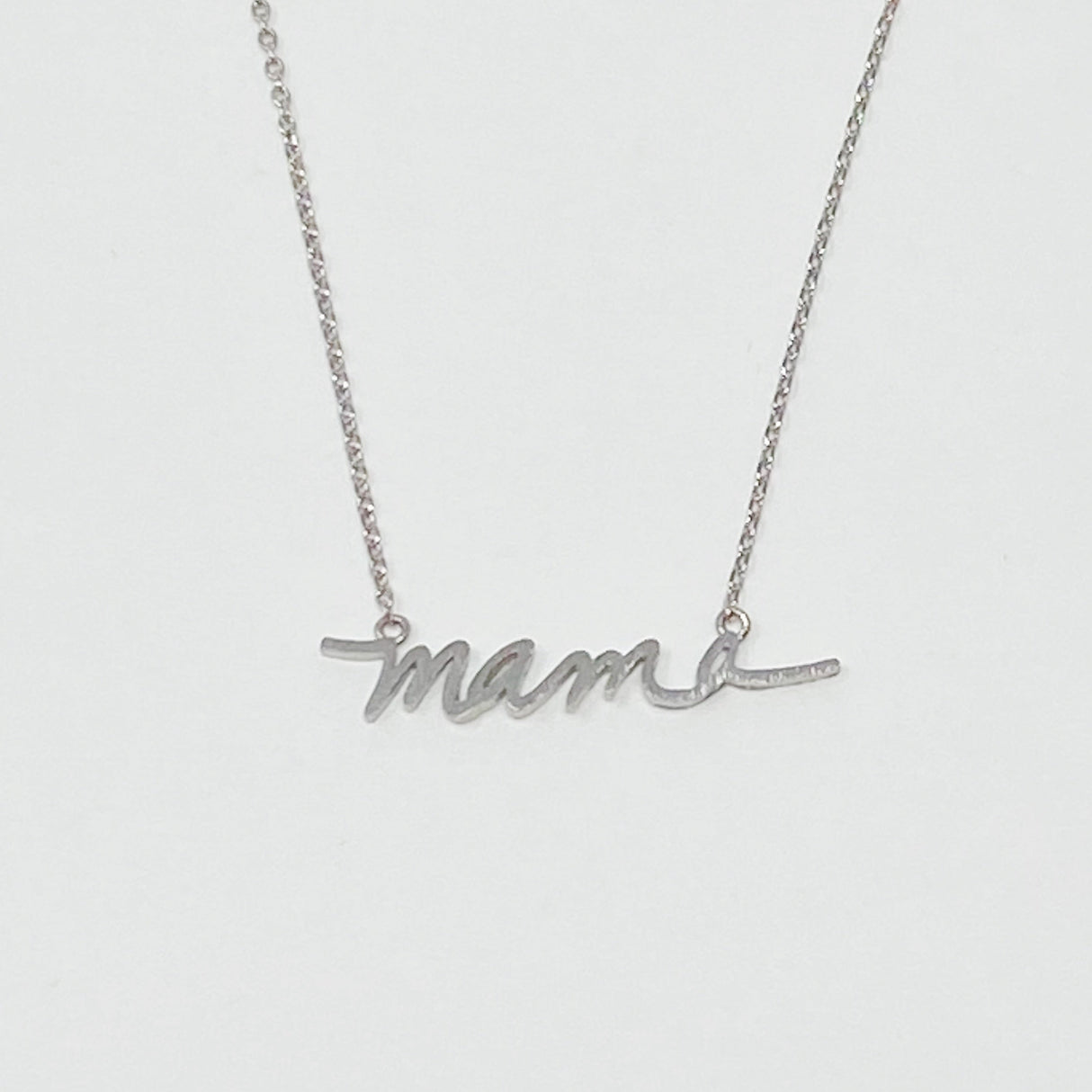 Mama Script Necklace by Ellisonyoung.com