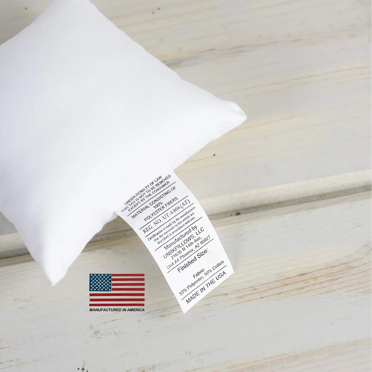 7x7 | Indoor Outdoor Hypoallergenic Polyester Pillow Insert | Quality Insert | Pillow Inners | Throw Pillow Insert | Square Pillow Inserts by UniikPillows