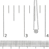 14K Gold Lab Grown Diamond Modern Bezel-Set Solitaire 16"-18" Pendant Necklace (F-G Color, VS2-SI1 Clarity) by Haus of Brilliance