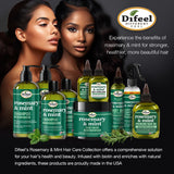 Difeel Rosemary and Mint Hair Strengthening Shampoo with Biotin 33.8 oz. by difeel - find your natural beauty