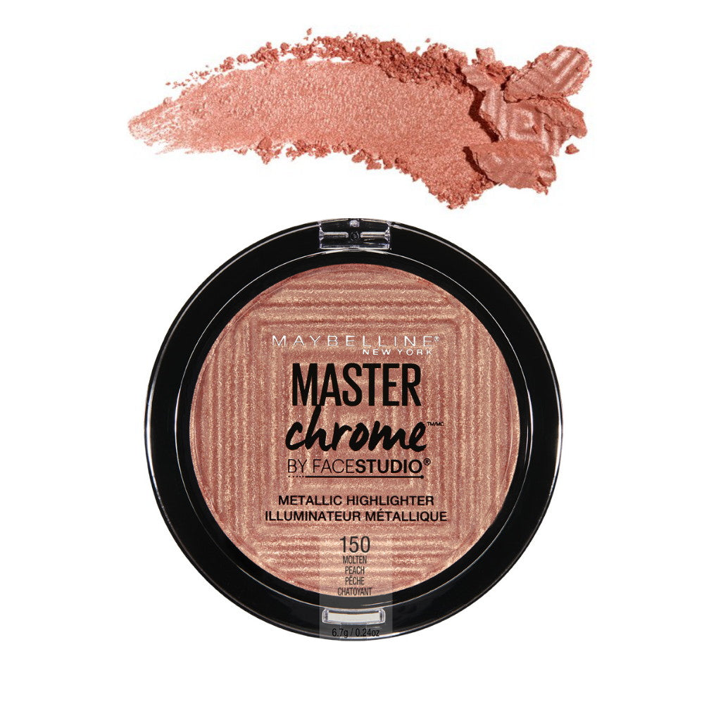 MAYBELLINE FaceStudio Master Chrome Metallic Highlighter - Molten Peach