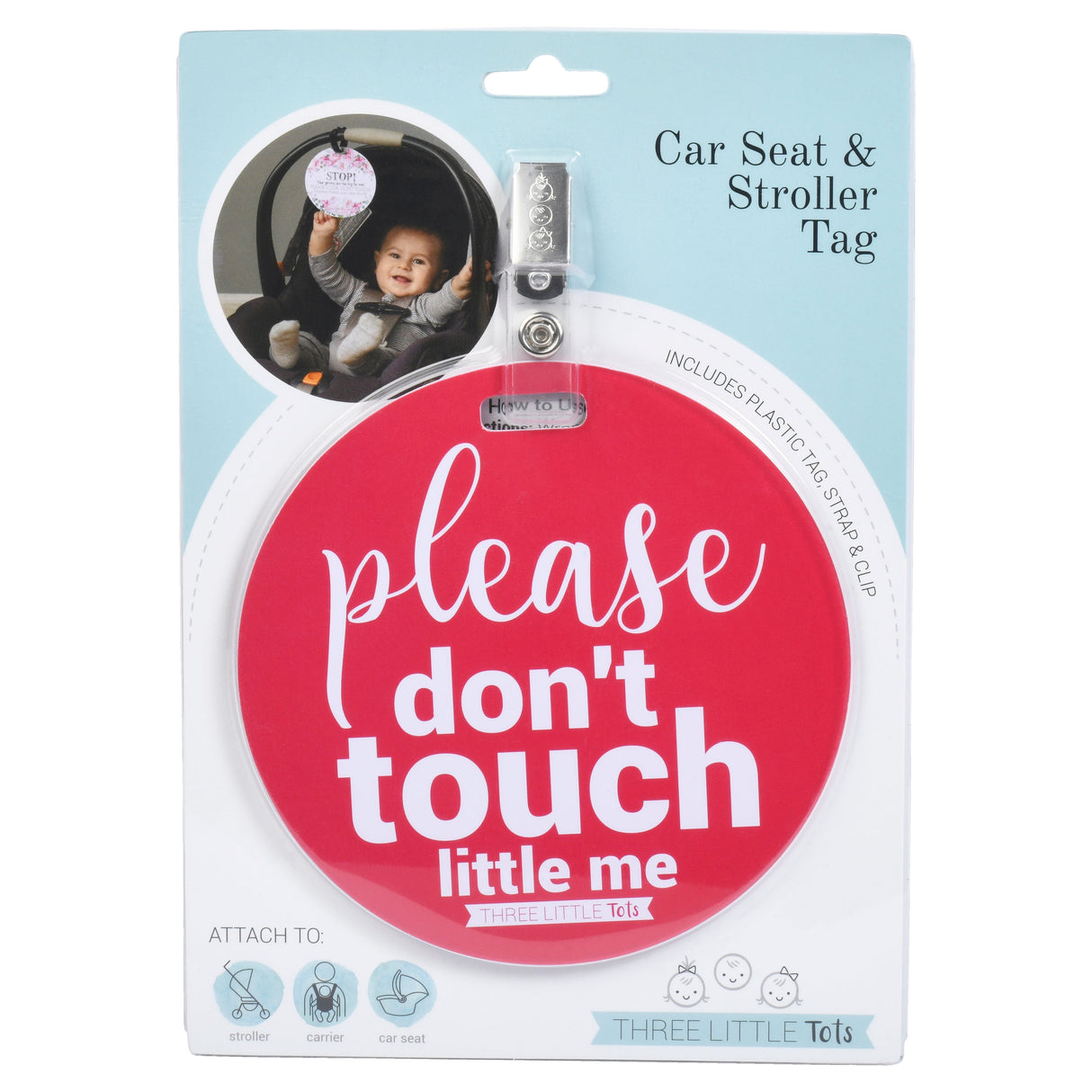 Pink Please Don't Touch Little Me by Three Little Tots