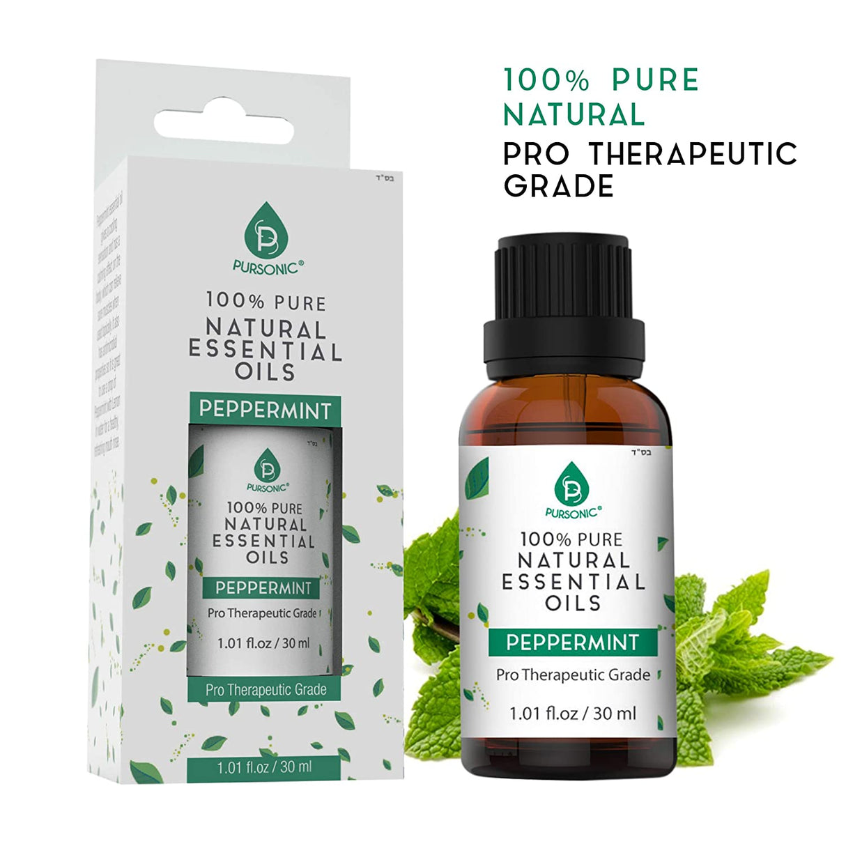 100% Pure & Natural Peppermint Essential Oils by Pursonic