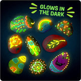 Kids Rock Painting Kit - Glow in The Dark - Arts & Crafts Gifts for Boys and Girls Ages 4-12 by Surreal Brands