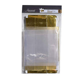 Clear Sleeve DIY Sliding Gold Gift Box 12 Pack 7 X 4.75 X 2 by Hammont