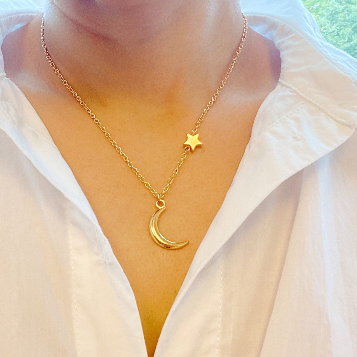 New Moon Necklace by Ellisonyoung.com