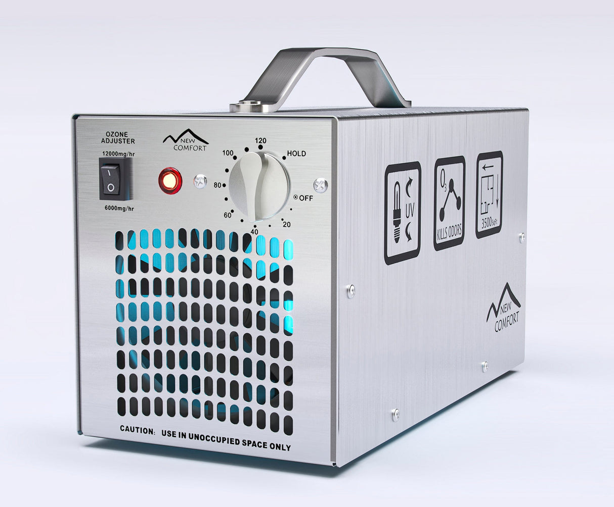 New Comfort Stainless Steel Commercial Ozone Generator UV Air Purifier 6,000 to 12,000 mg/hr by Prolux by Prolux Cleaners