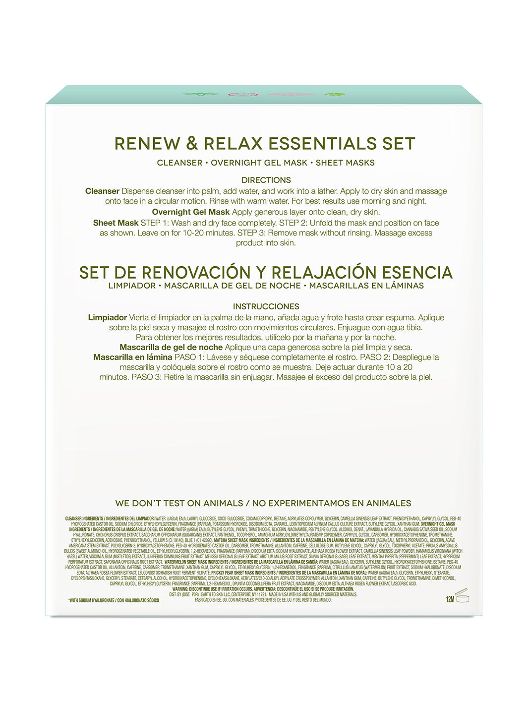 Renew & Relax Essentials Set by EarthToSkin