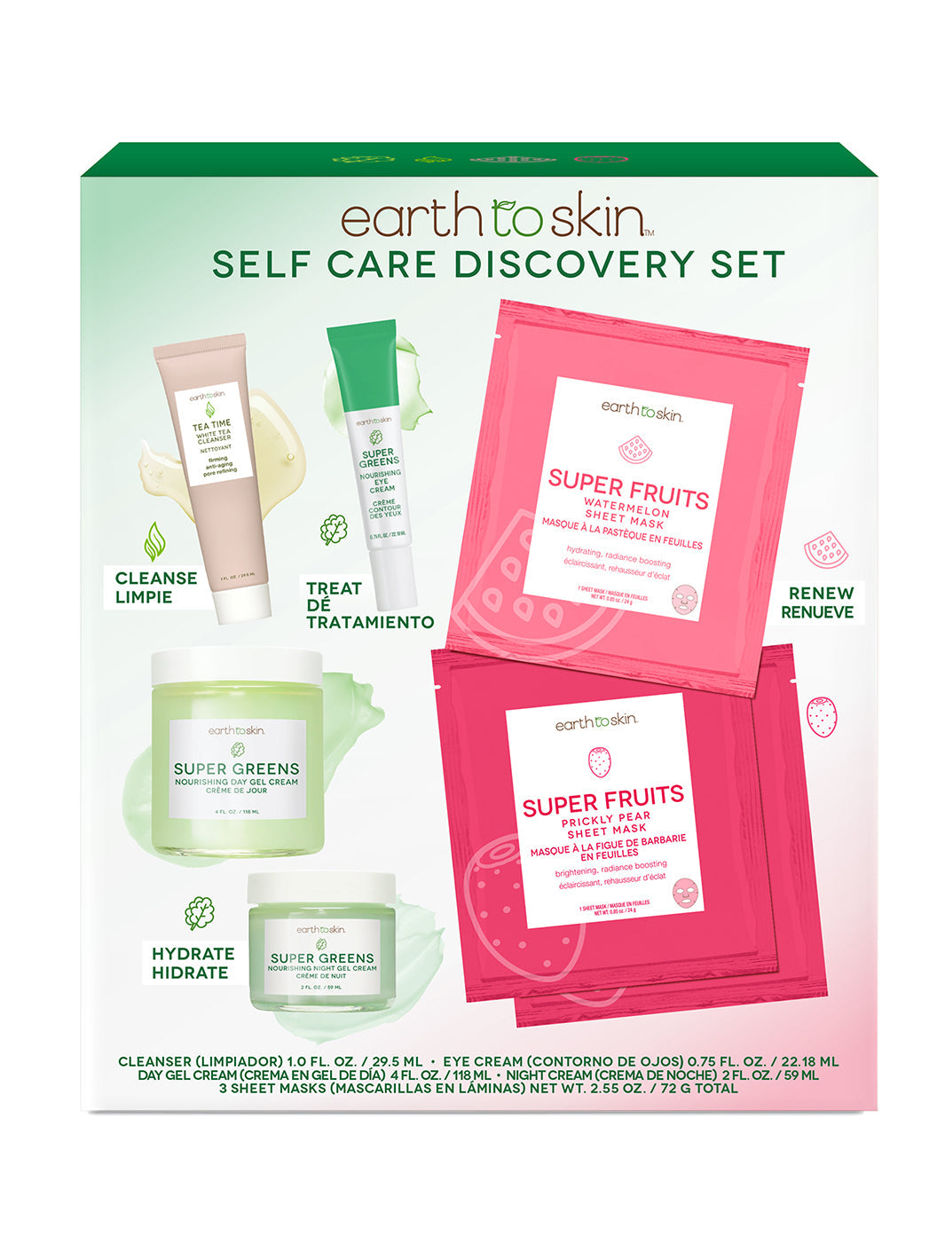 Self Care Discovery Set by EarthToSkin